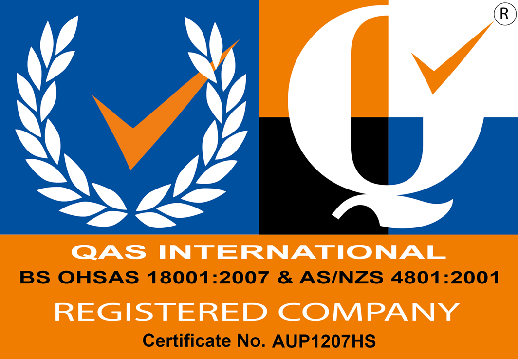 QAS International certificate number AUP1207HS